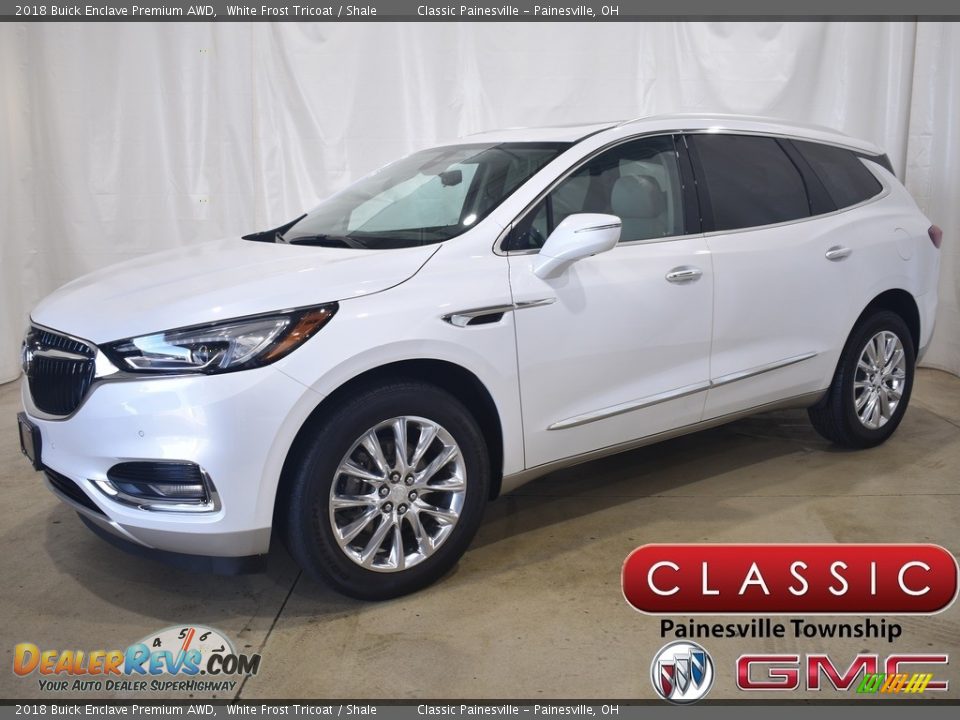 2018 Buick Enclave Premium AWD White Frost Tricoat / Shale Photo #1