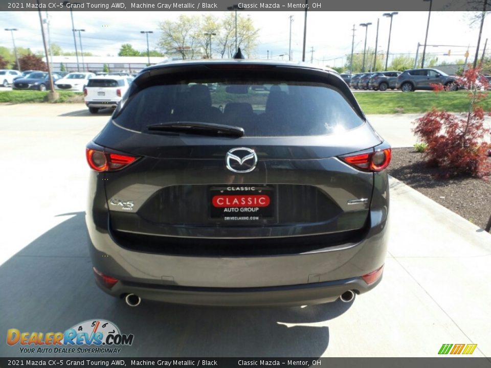 2021 Mazda CX-5 Grand Touring AWD Machine Gray Metallic / Black Photo #5