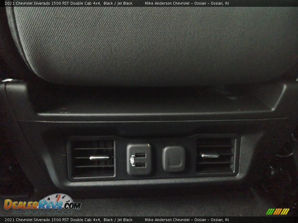 2021 Chevrolet Silverado 1500 RST Double Cab 4x4 Black / Jet Black Photo #21