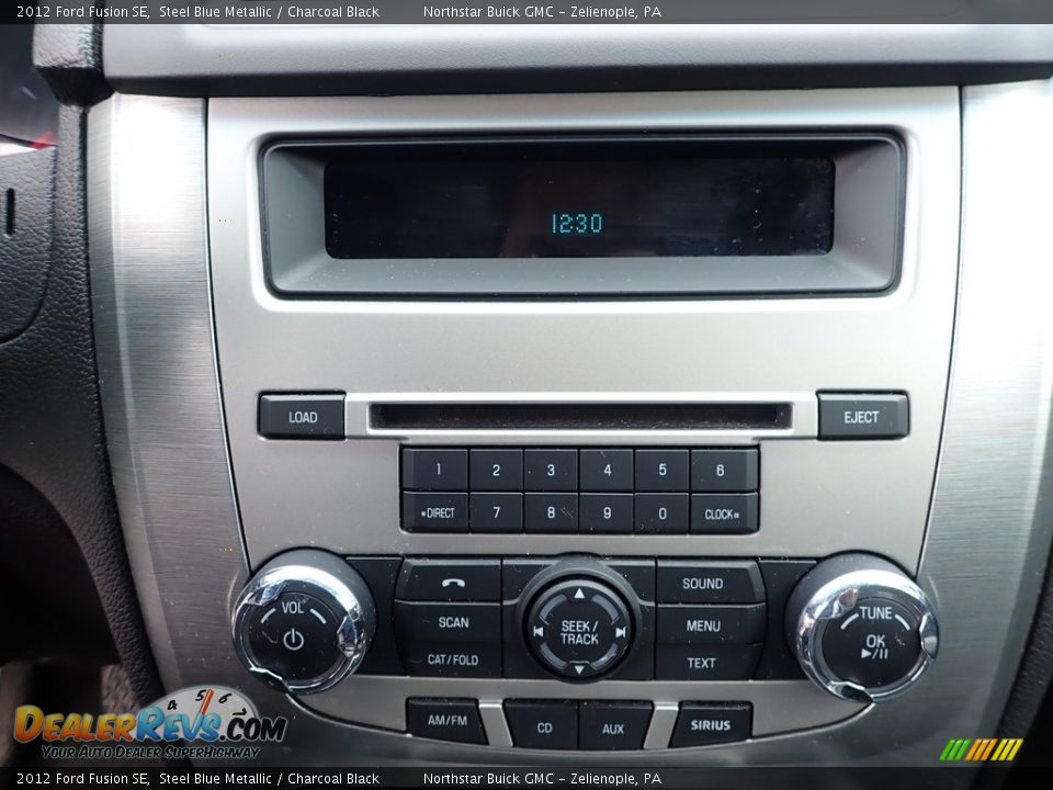 2012 Ford Fusion SE Steel Blue Metallic / Charcoal Black Photo #22