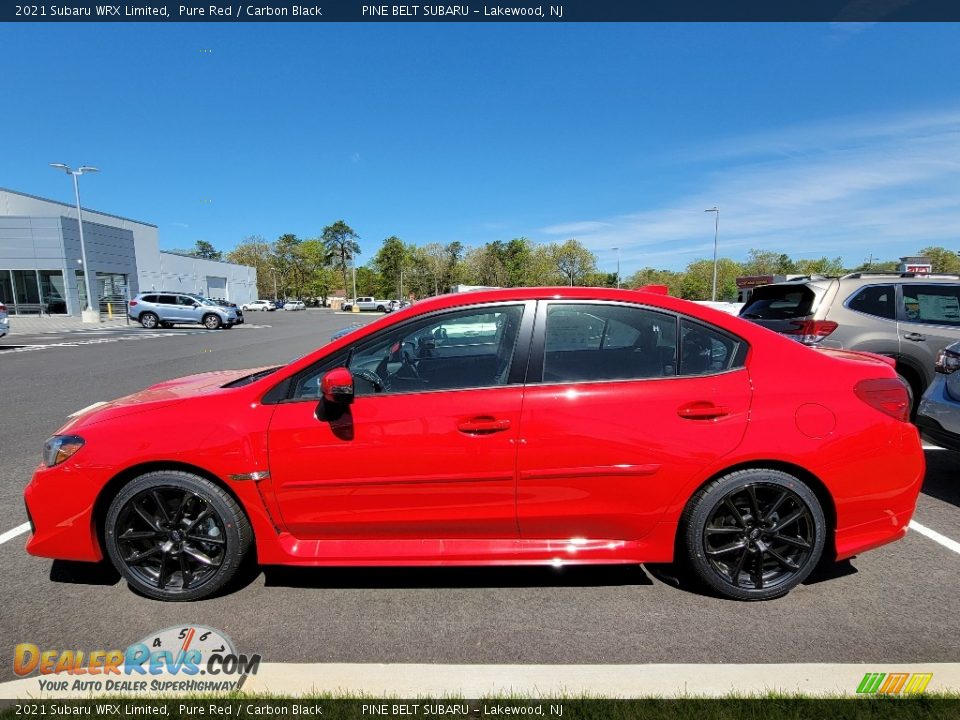 Pure Red 2021 Subaru WRX Limited Photo #4