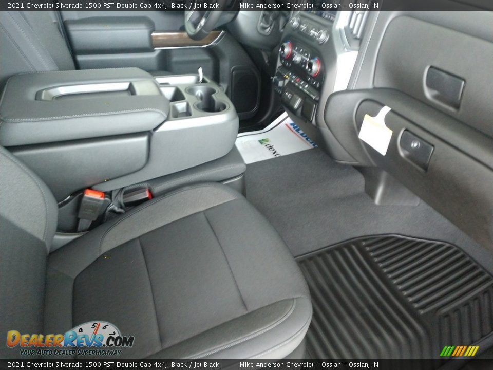 2021 Chevrolet Silverado 1500 RST Double Cab 4x4 Black / Jet Black Photo #22