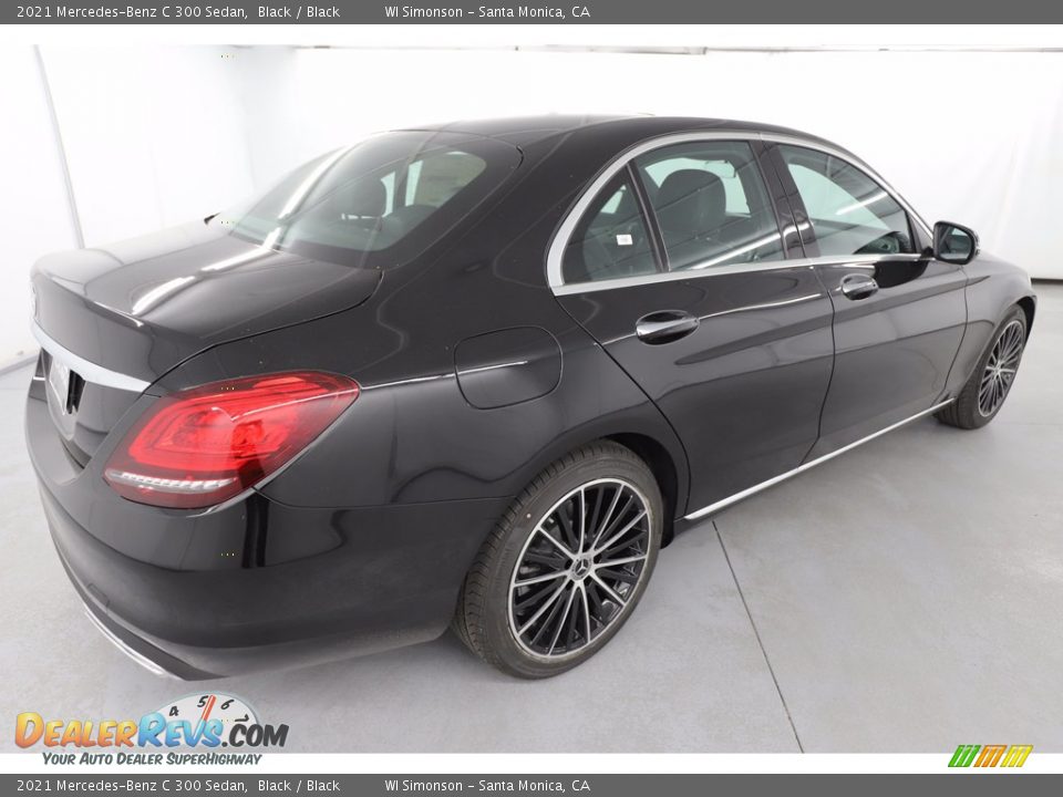 2021 Mercedes-Benz C 300 Sedan Black / Black Photo #3