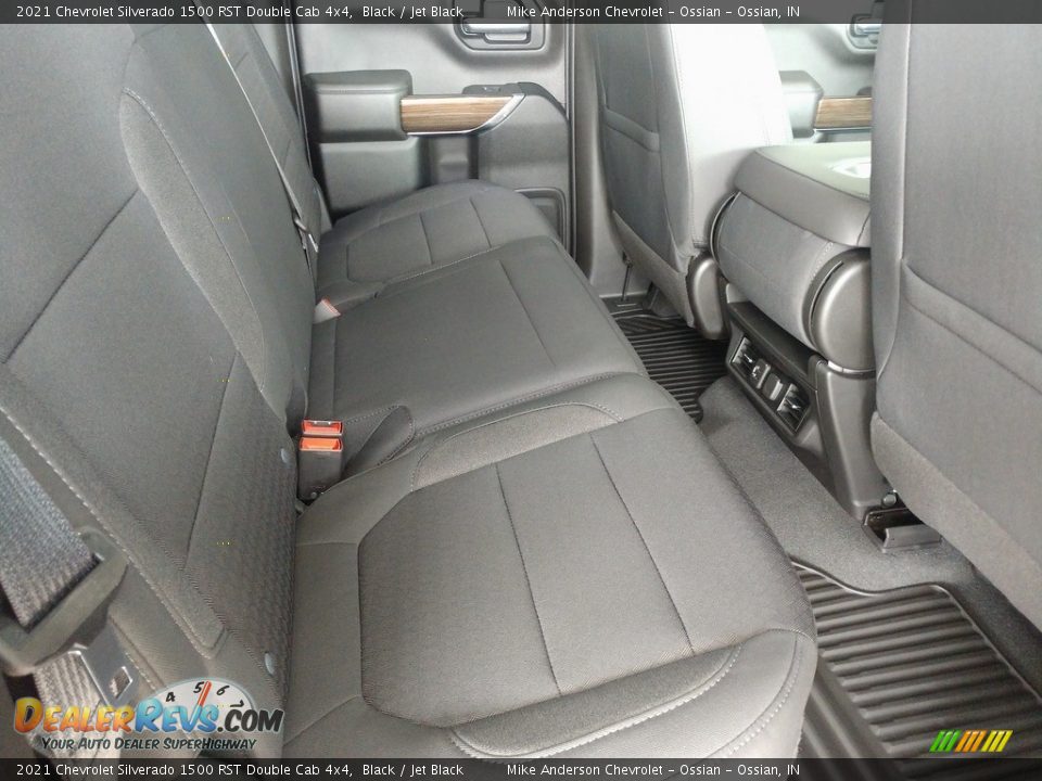 2021 Chevrolet Silverado 1500 RST Double Cab 4x4 Black / Jet Black Photo #23