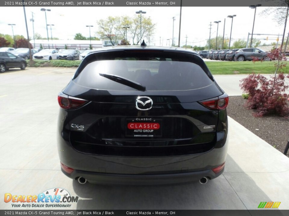 2021 Mazda CX-5 Grand Touring AWD Jet Black Mica / Black Photo #5