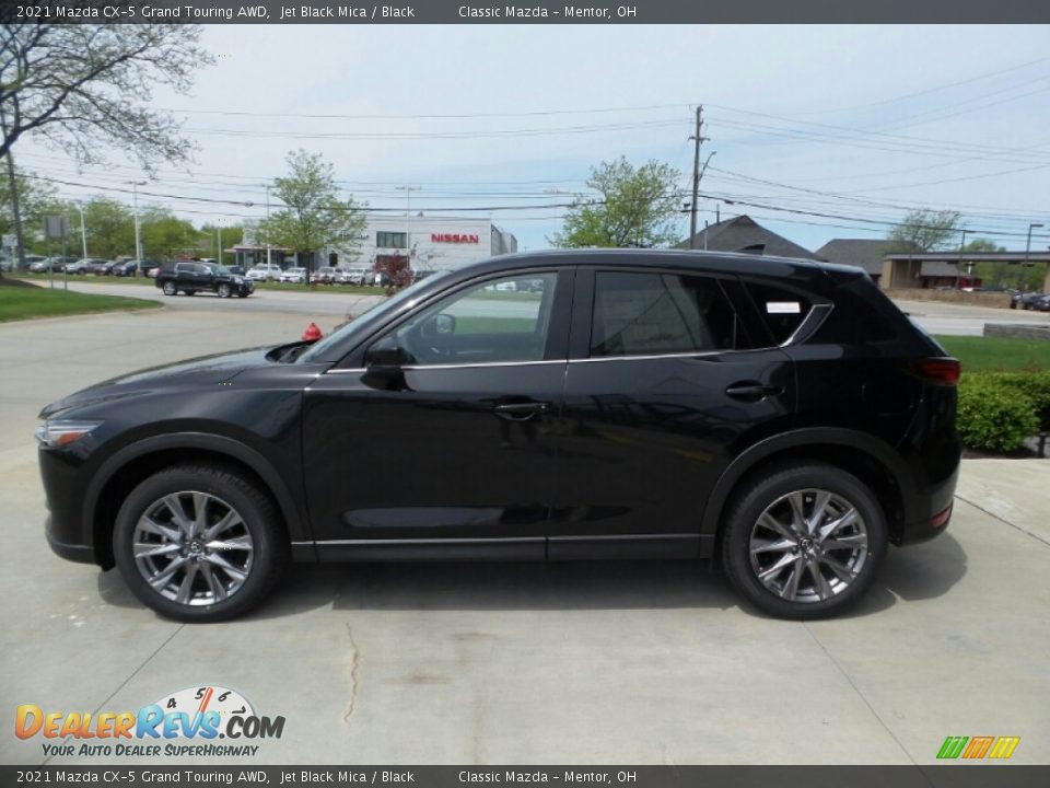 2021 Mazda CX-5 Grand Touring AWD Jet Black Mica / Black Photo #6