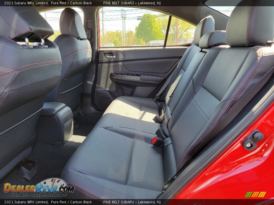 Rear Seat of 2021 Subaru WRX Limited Photo #9
