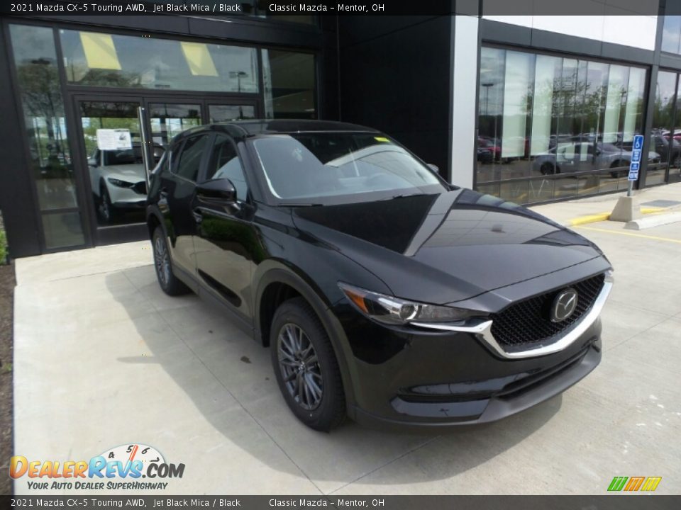 2021 Mazda CX-5 Touring AWD Jet Black Mica / Black Photo #1