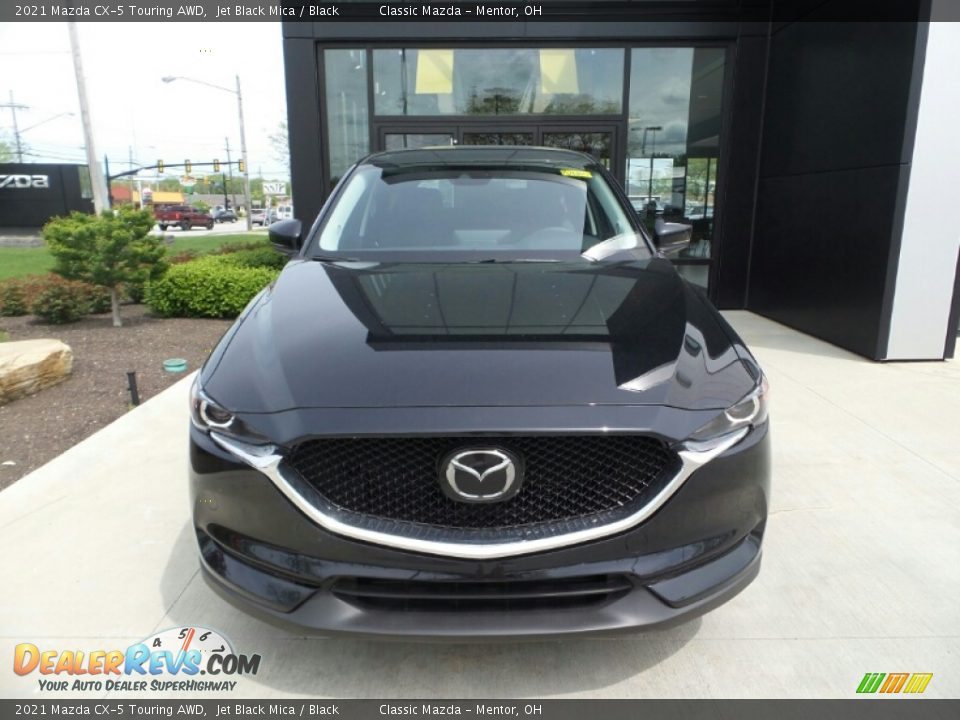 2021 Mazda CX-5 Touring AWD Jet Black Mica / Black Photo #2