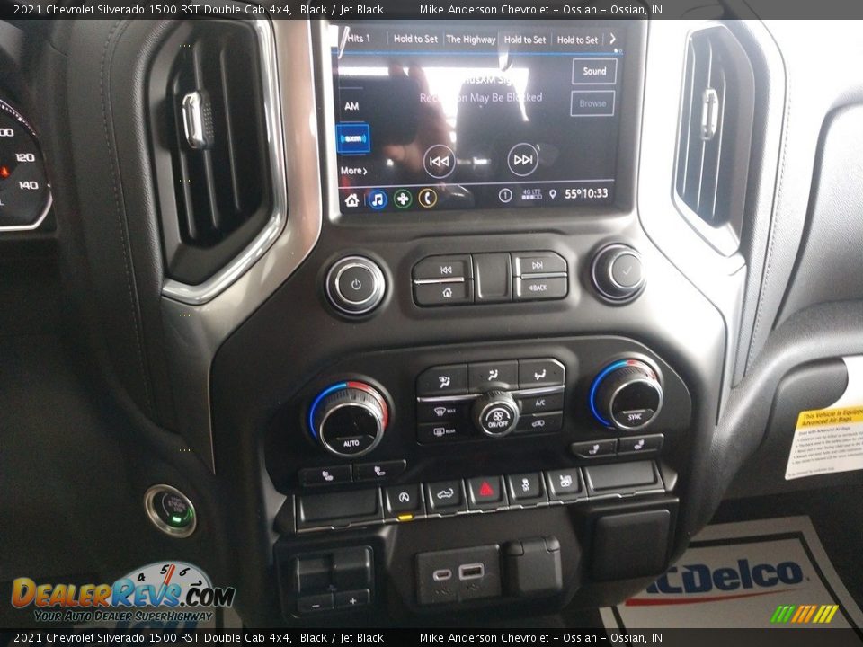 2021 Chevrolet Silverado 1500 RST Double Cab 4x4 Black / Jet Black Photo #30