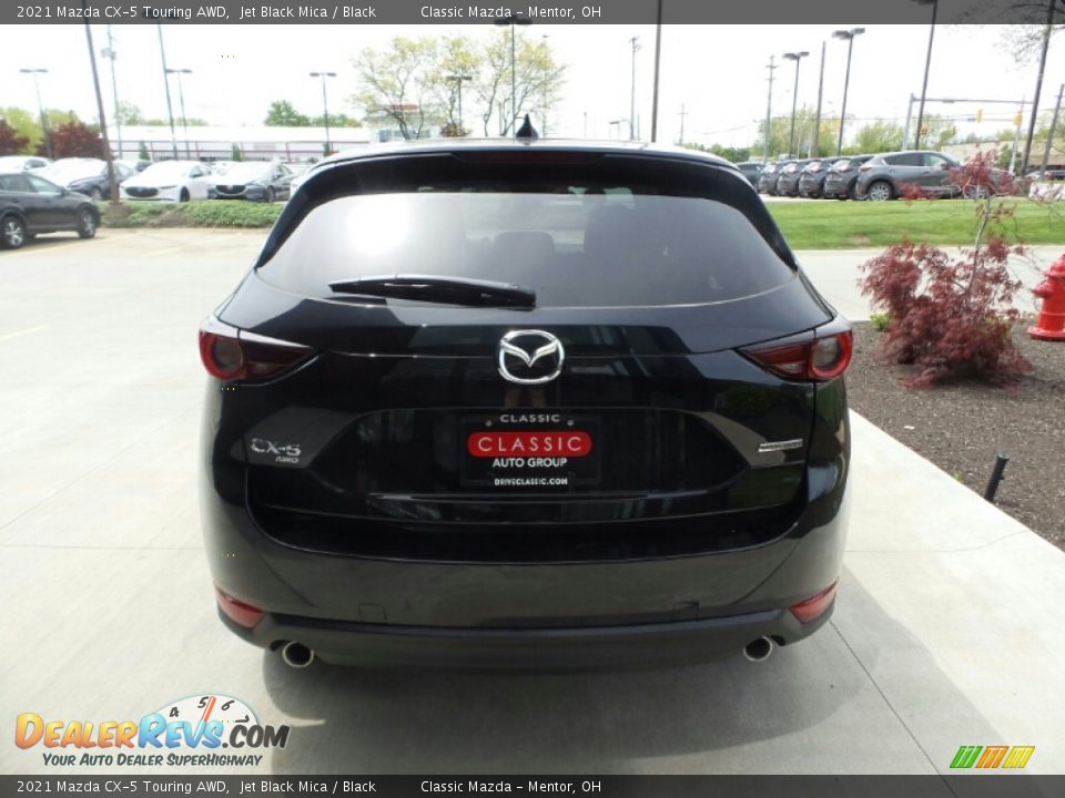 2021 Mazda CX-5 Touring AWD Jet Black Mica / Black Photo #5