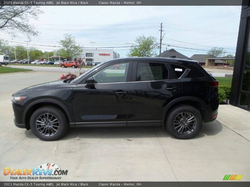 2021 Mazda CX-5 Touring AWD Jet Black Mica / Black Photo #6