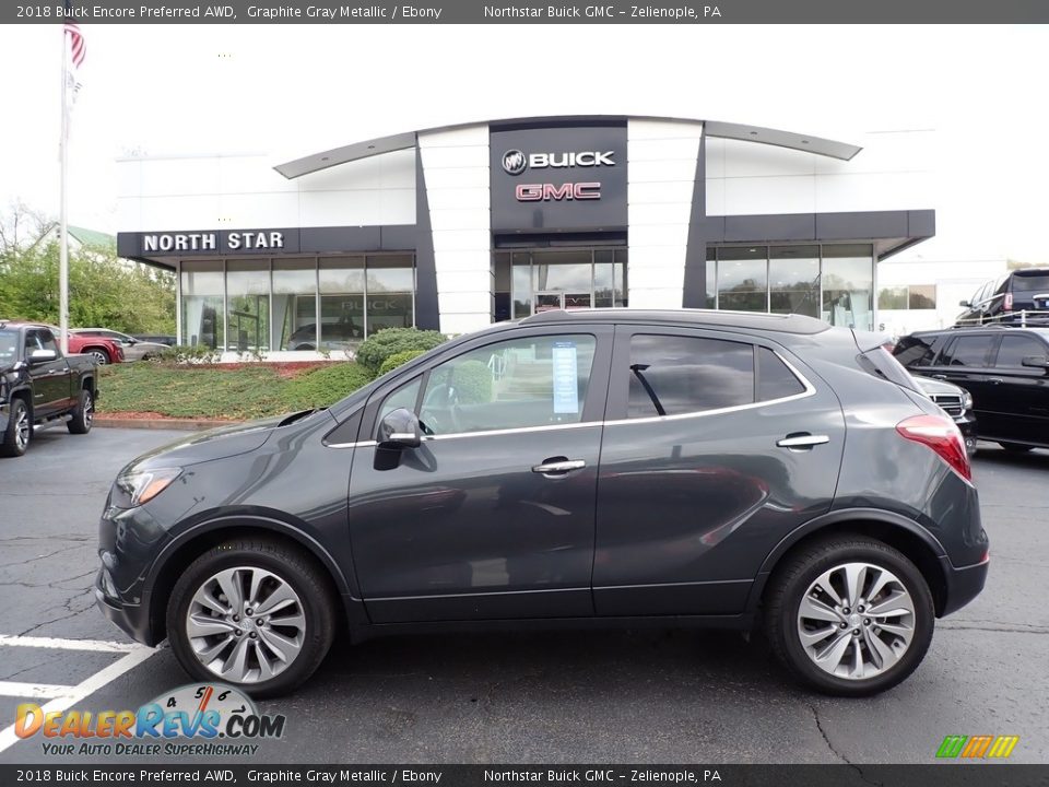 2018 Buick Encore Preferred AWD Graphite Gray Metallic / Ebony Photo #13