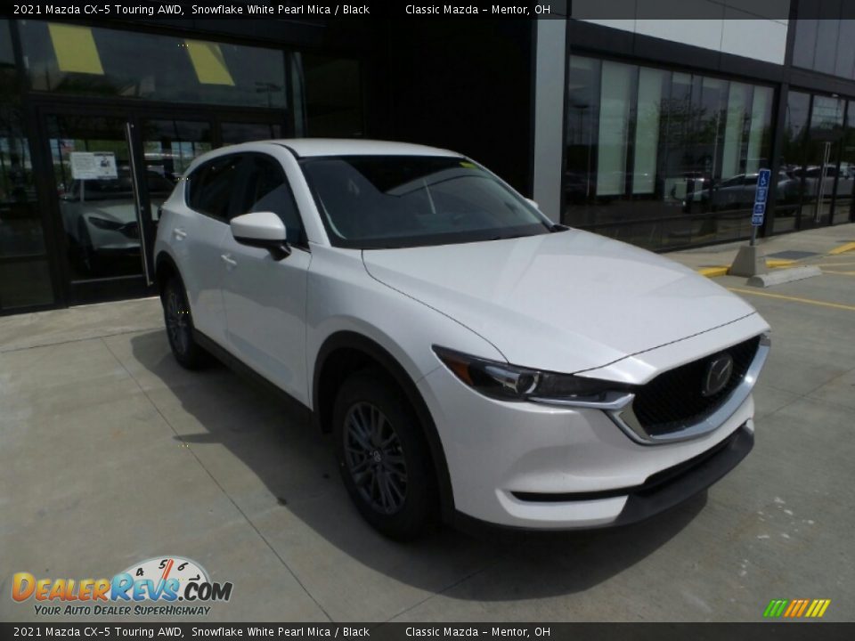 2021 Mazda CX-5 Touring AWD Snowflake White Pearl Mica / Black Photo #1