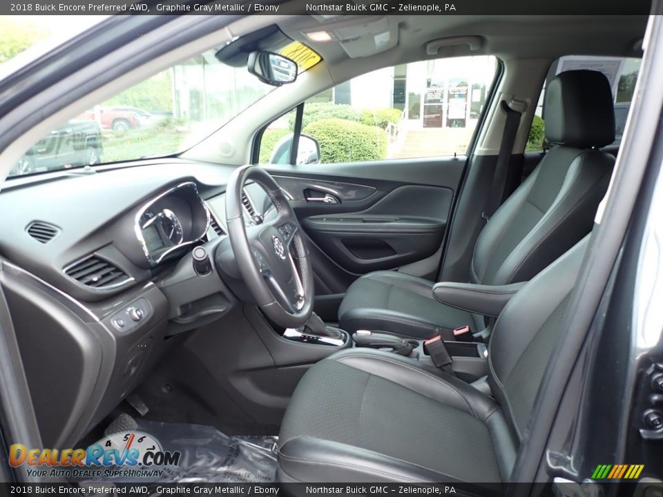2018 Buick Encore Preferred AWD Graphite Gray Metallic / Ebony Photo #16
