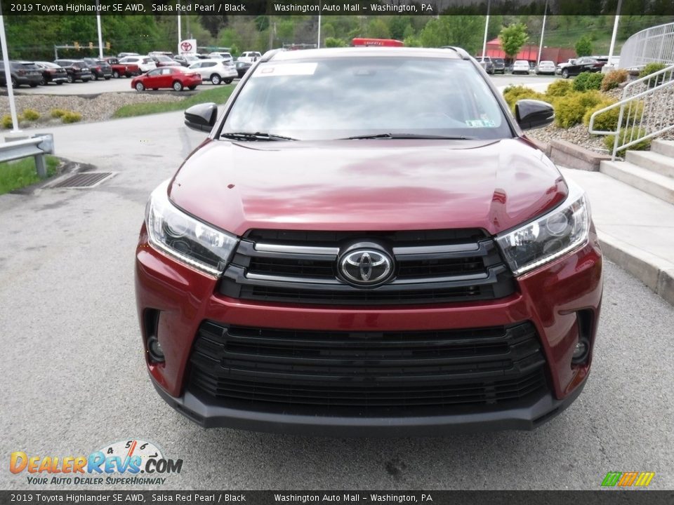 2019 Toyota Highlander SE AWD Salsa Red Pearl / Black Photo #10