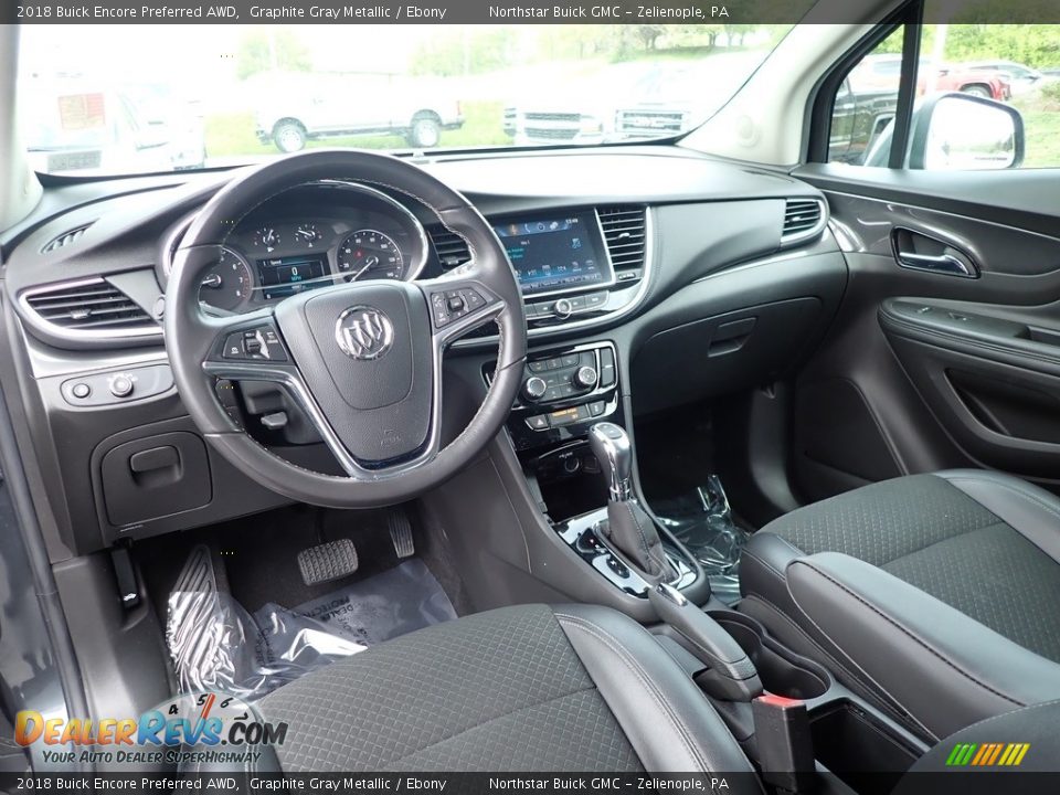 2018 Buick Encore Preferred AWD Graphite Gray Metallic / Ebony Photo #18