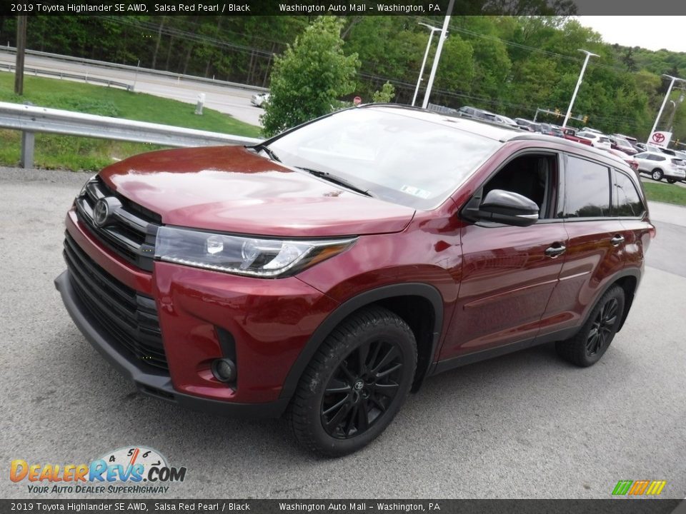 2019 Toyota Highlander SE AWD Salsa Red Pearl / Black Photo #11