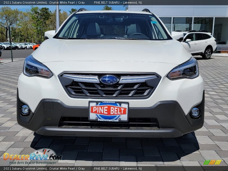 2021 Subaru Crosstrek Limited Crystal White Pearl / Gray Photo #3