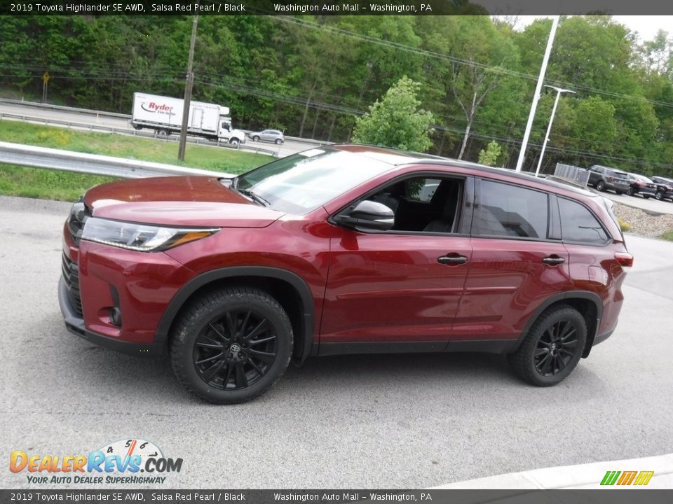 2019 Toyota Highlander SE AWD Salsa Red Pearl / Black Photo #12