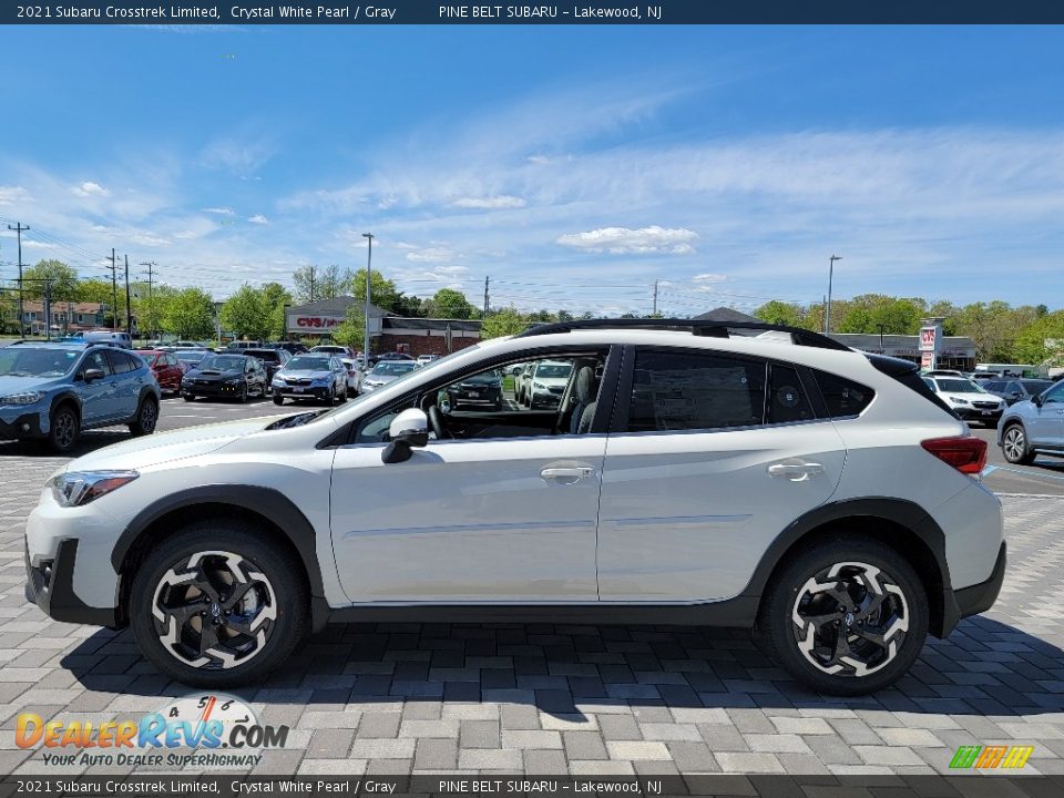 2021 Subaru Crosstrek Limited Crystal White Pearl / Gray Photo #4