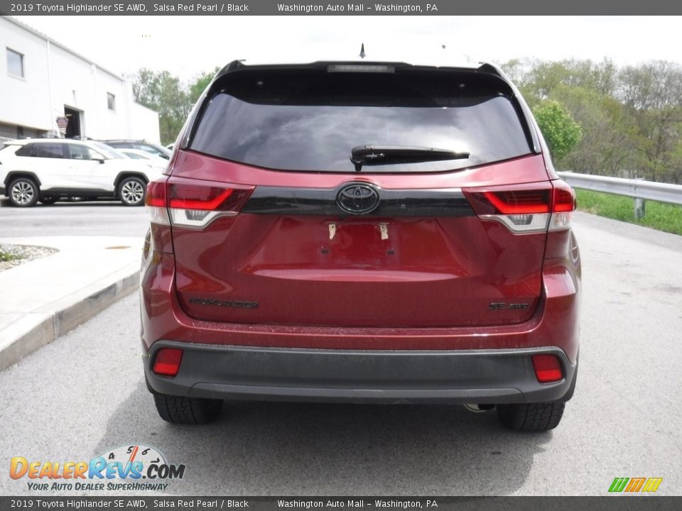 2019 Toyota Highlander SE AWD Salsa Red Pearl / Black Photo #14