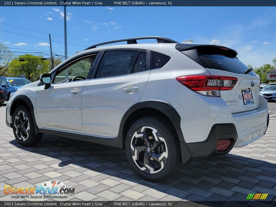 2021 Subaru Crosstrek Limited Crystal White Pearl / Gray Photo #6