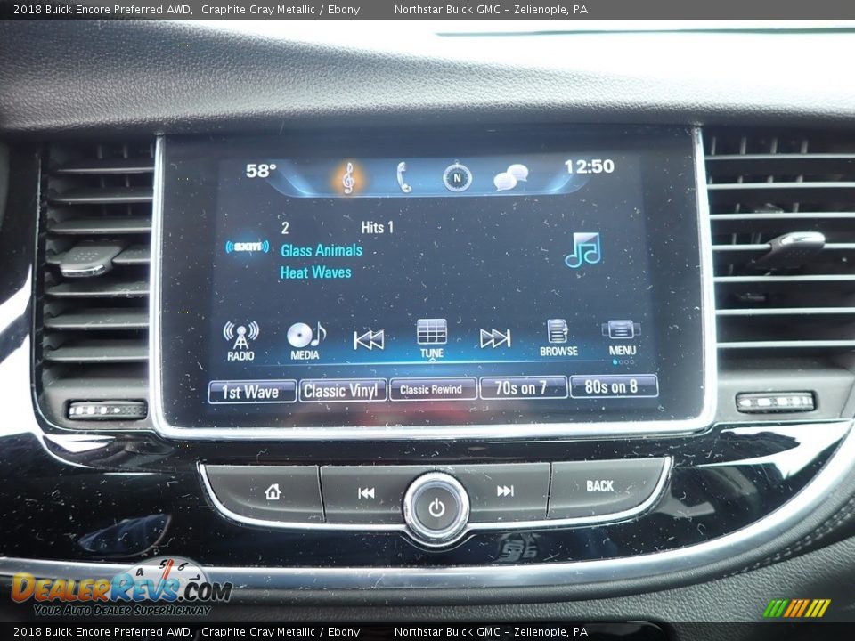 2018 Buick Encore Preferred AWD Graphite Gray Metallic / Ebony Photo #22