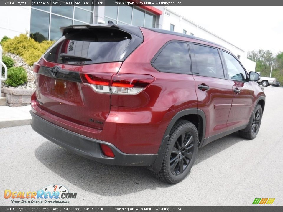 2019 Toyota Highlander SE AWD Salsa Red Pearl / Black Photo #15