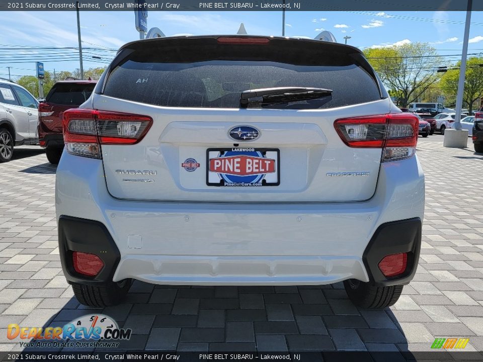 2021 Subaru Crosstrek Limited Crystal White Pearl / Gray Photo #7