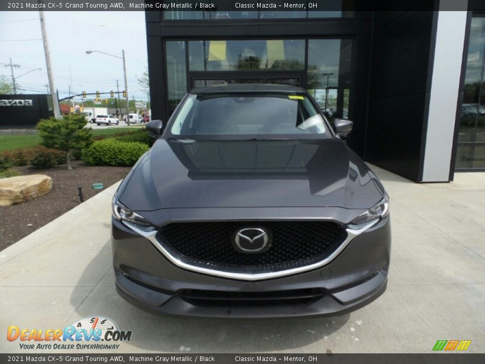 2021 Mazda CX-5 Grand Touring AWD Machine Gray Metallic / Black Photo #2