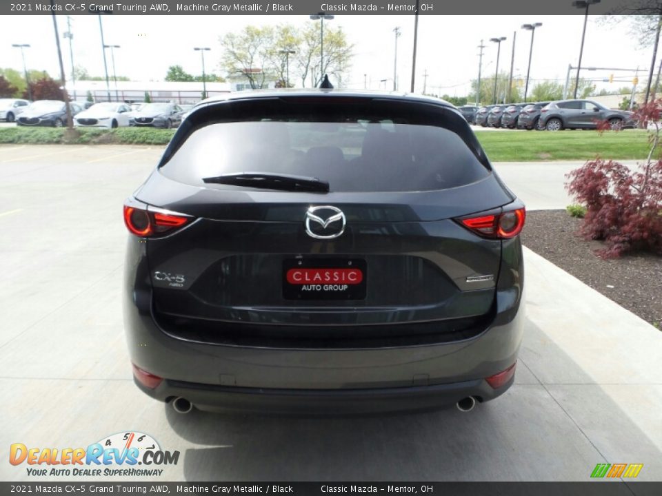 2021 Mazda CX-5 Grand Touring AWD Machine Gray Metallic / Black Photo #5