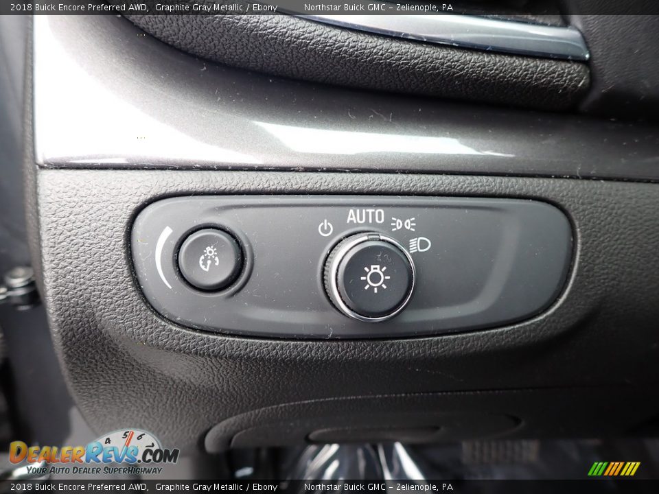 2018 Buick Encore Preferred AWD Graphite Gray Metallic / Ebony Photo #28