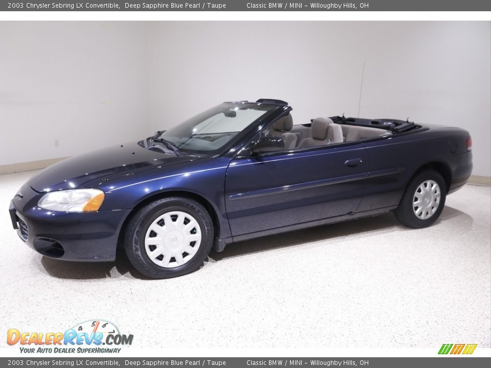 Front 3/4 View of 2003 Chrysler Sebring LX Convertible Photo #4