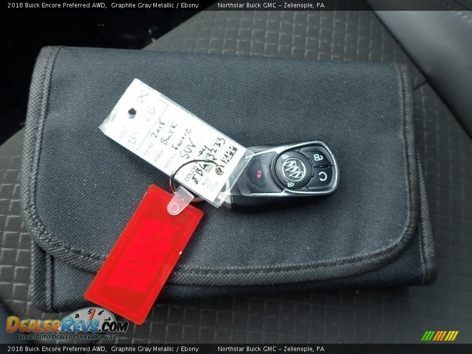2018 Buick Encore Preferred AWD Graphite Gray Metallic / Ebony Photo #29
