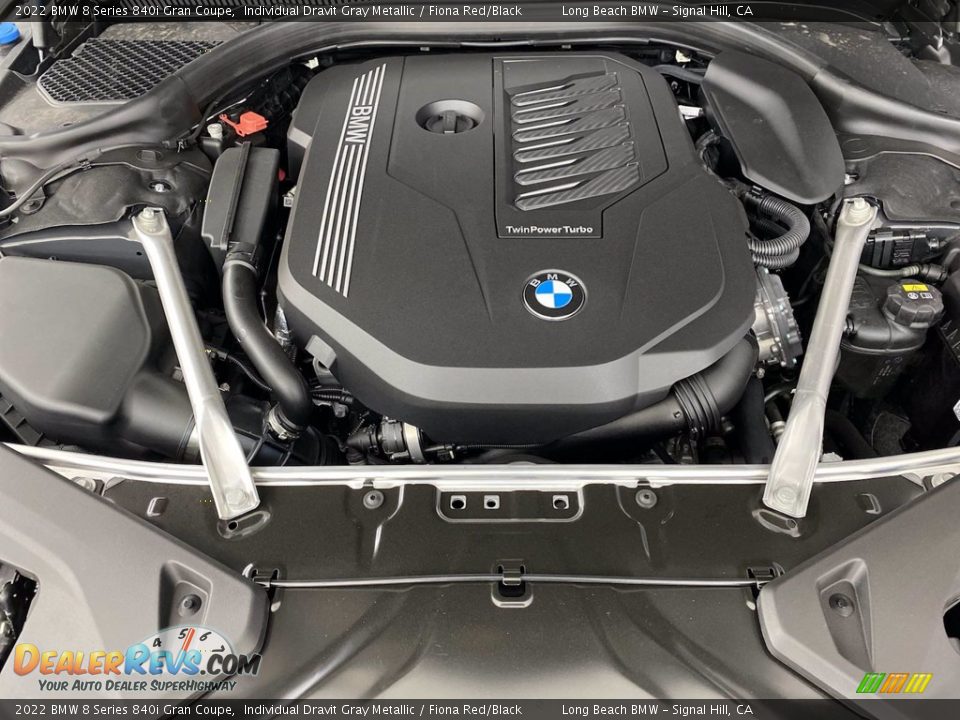 2022 BMW 8 Series 840i Gran Coupe 3.0 Liter M TwinPower Turbocharged DOHC 24-Valve Inline 6 Cylinder Engine Photo #9