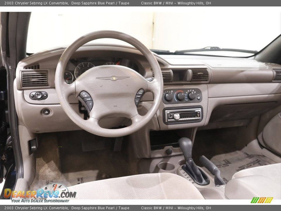 Dashboard of 2003 Chrysler Sebring LX Convertible Photo #7