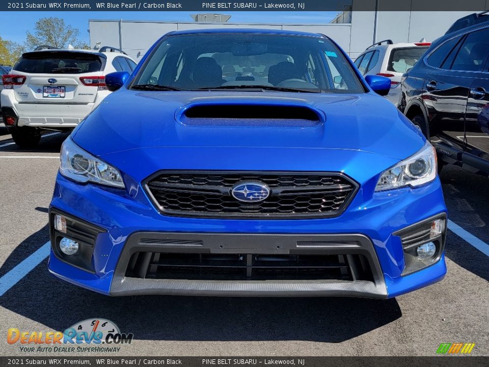 2021 Subaru WRX Premium WR Blue Pearl / Carbon Black Photo #3