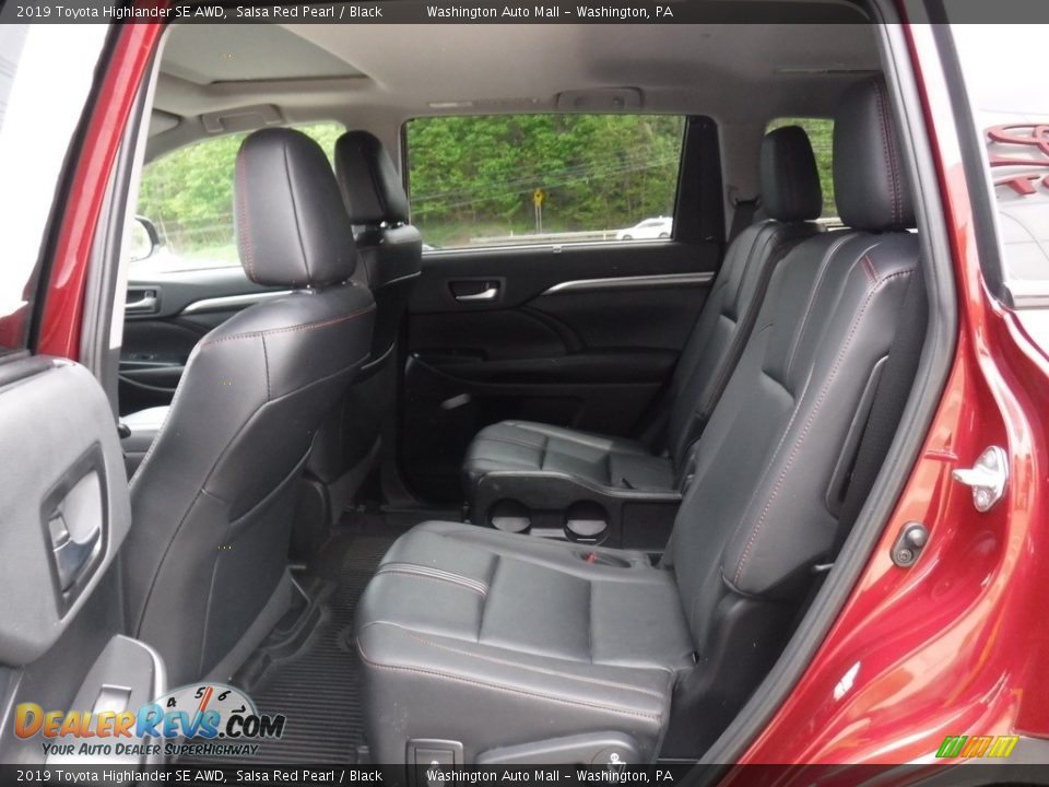 2019 Toyota Highlander SE AWD Salsa Red Pearl / Black Photo #26