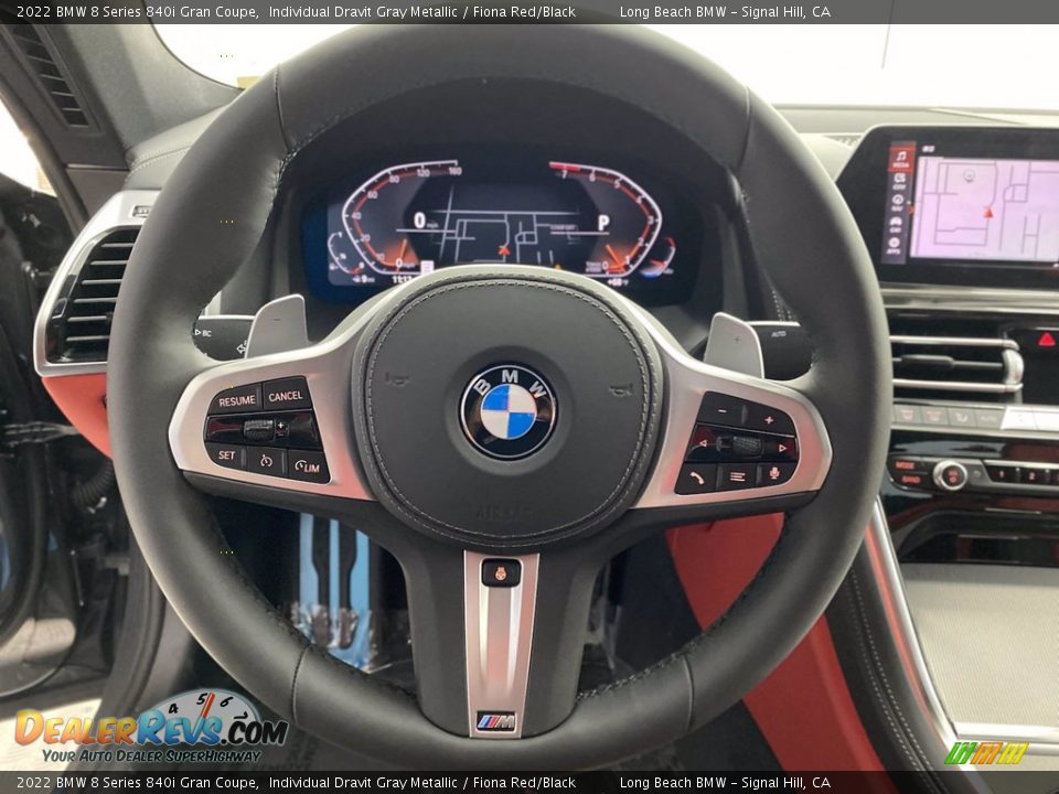 2022 BMW 8 Series 840i Gran Coupe Steering Wheel Photo #14