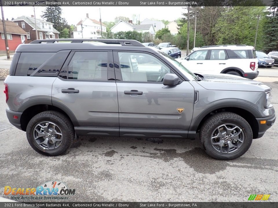 Carbonized Gray Metallic 2021 Ford Bronco Sport Badlands 4x4 Photo #7