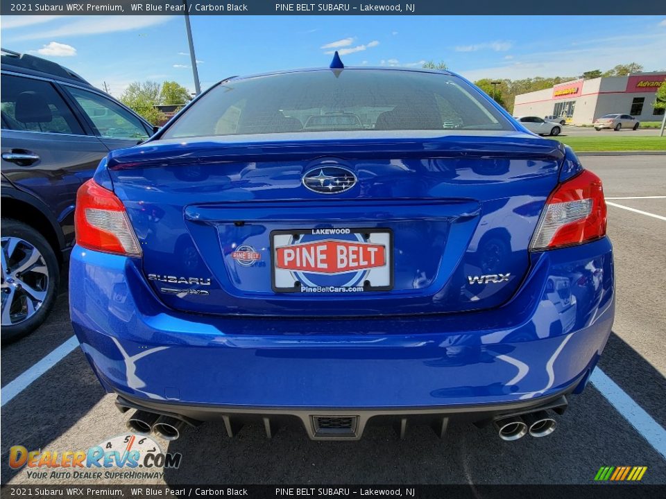 2021 Subaru WRX Premium WR Blue Pearl / Carbon Black Photo #7