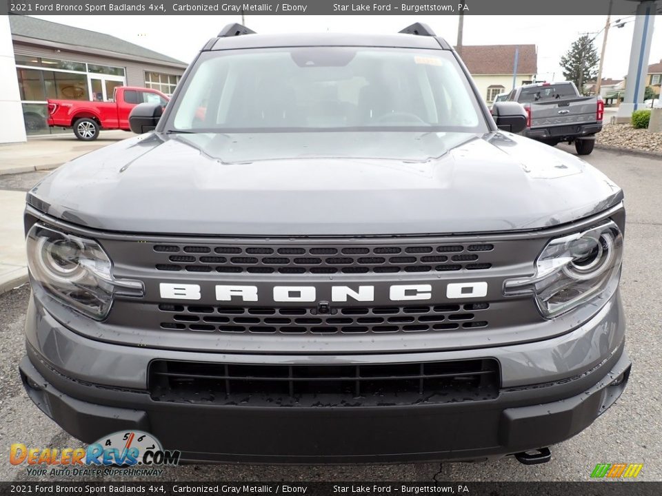 2021 Ford Bronco Sport Badlands 4x4 Carbonized Gray Metallic / Ebony Photo #9
