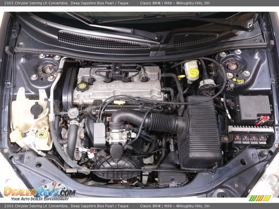 2003 Chrysler Sebring LX Convertible 2.4 Liter DOHC 16-Valve 4 Cylinder Engine Photo #17