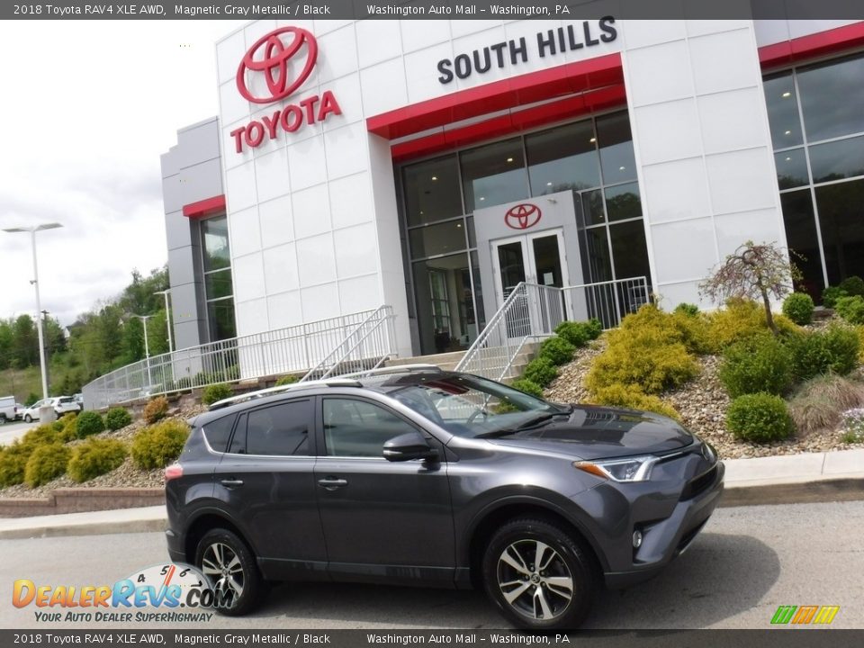 2018 Toyota RAV4 XLE AWD Magnetic Gray Metallic / Black Photo #2
