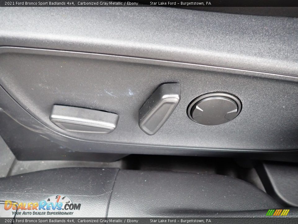 2021 Ford Bronco Sport Badlands 4x4 Carbonized Gray Metallic / Ebony Photo #15