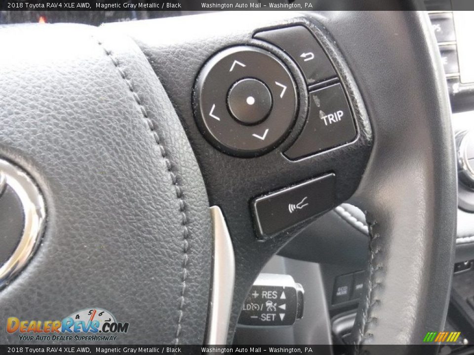2018 Toyota RAV4 XLE AWD Magnetic Gray Metallic / Black Photo #7