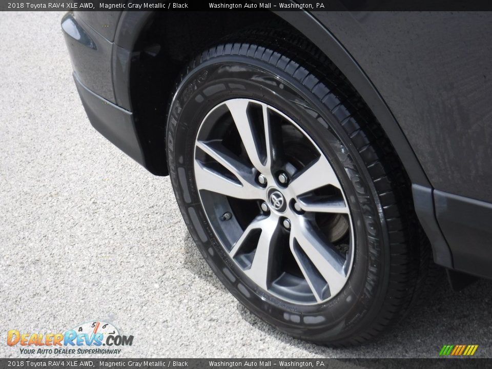 2018 Toyota RAV4 XLE AWD Magnetic Gray Metallic / Black Photo #8
