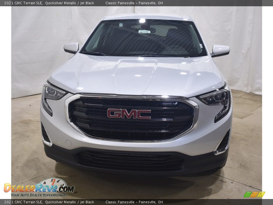 2021 GMC Terrain SLE Quicksilver Metallic / Jet Black Photo #4