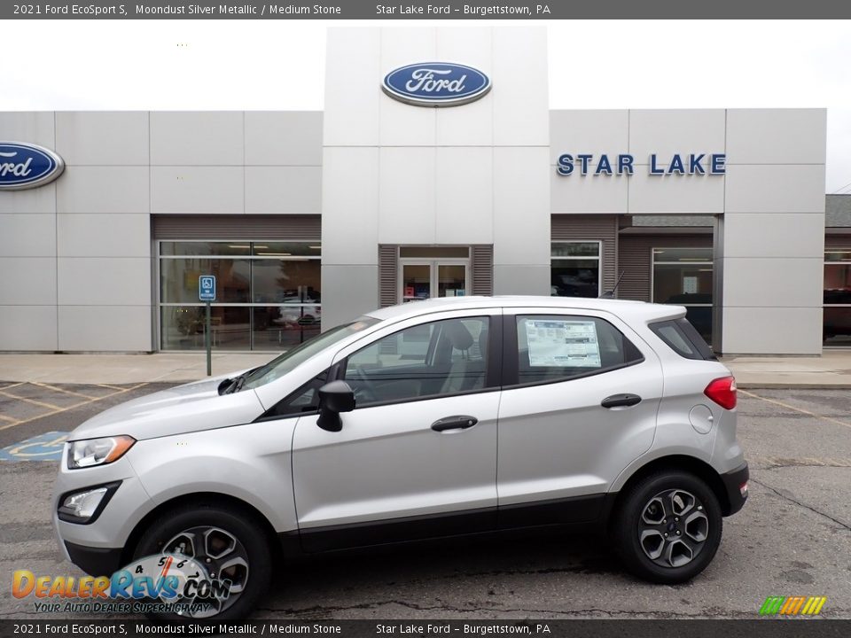 2021 Ford EcoSport S Moondust Silver Metallic / Medium Stone Photo #1